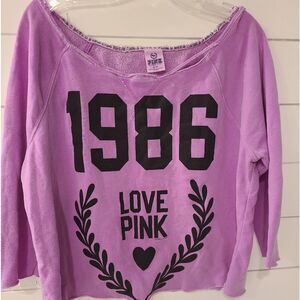 Victoria's Secret Pink Purple Sweatshirt